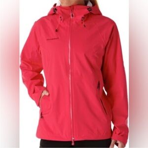 Mammut Tatoosh Women Hooded Waterproof
Jacket Large Rain Outdoor Coat